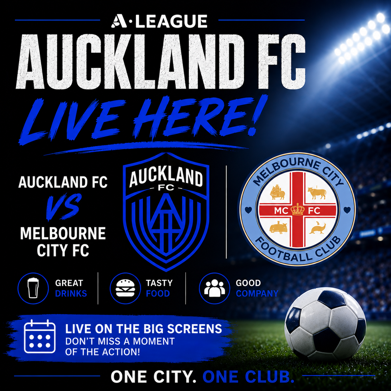Auckland FC Vs Melbourne City FC
