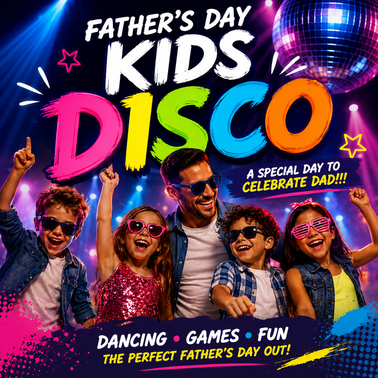 Fathers Day Kids Disco