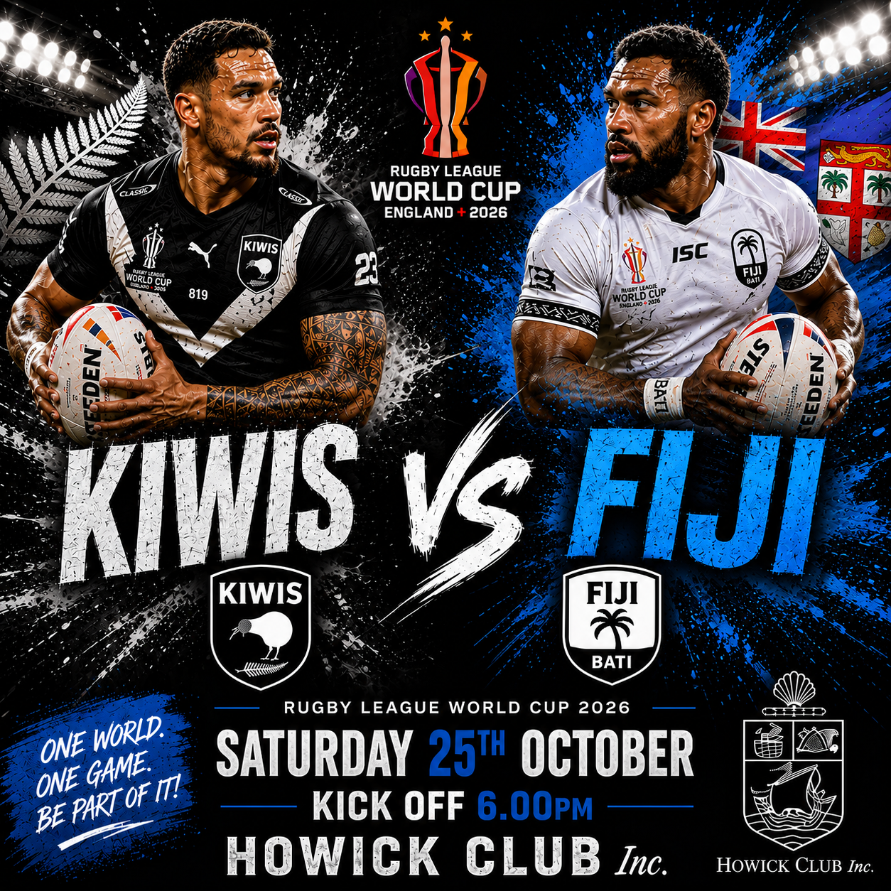 Kiwis Vs Fiji