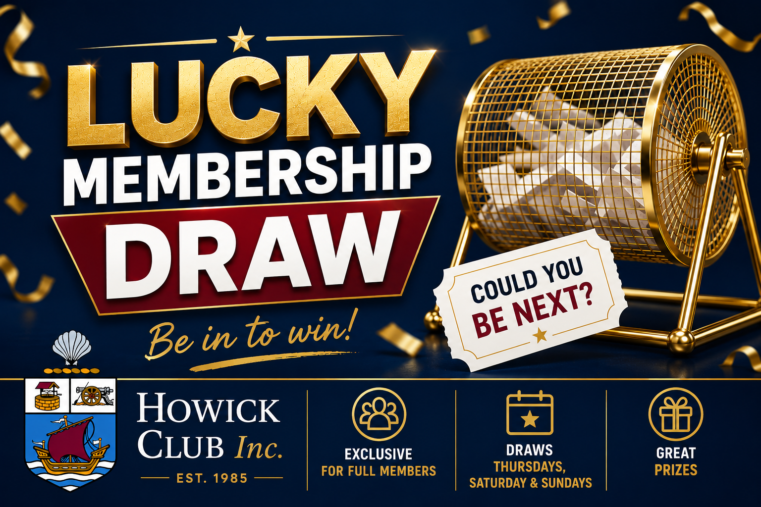 Lucky Members Draws