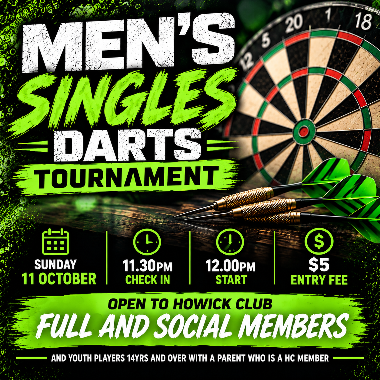 Mens darts singles 2026