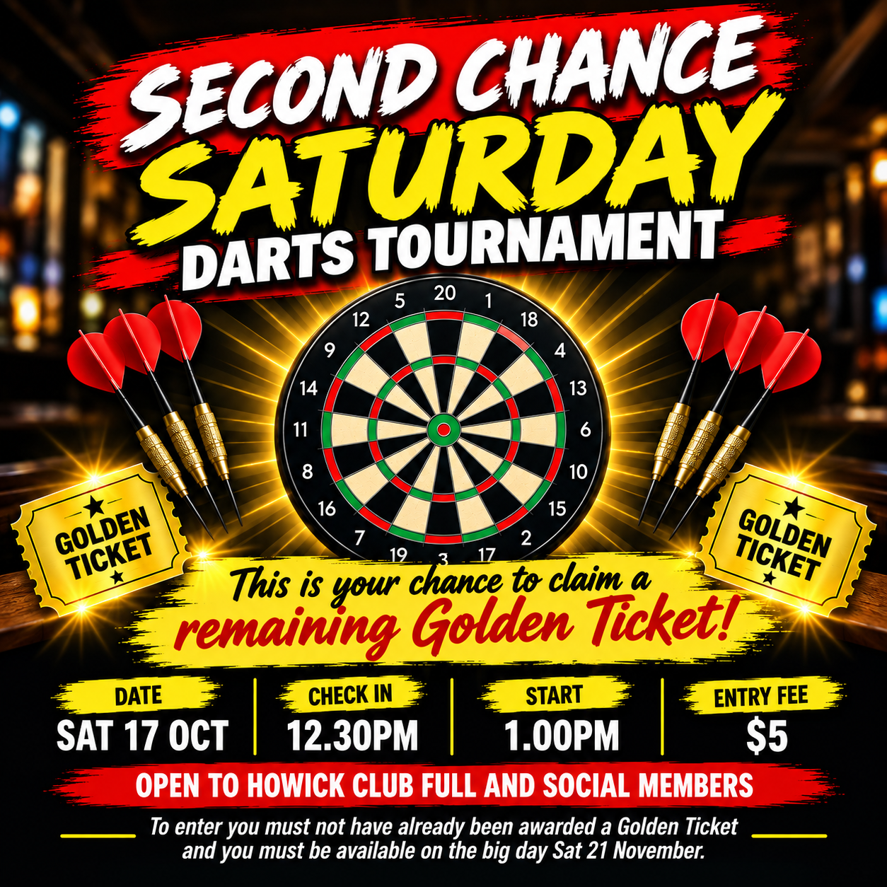 Second Chance darts 2026