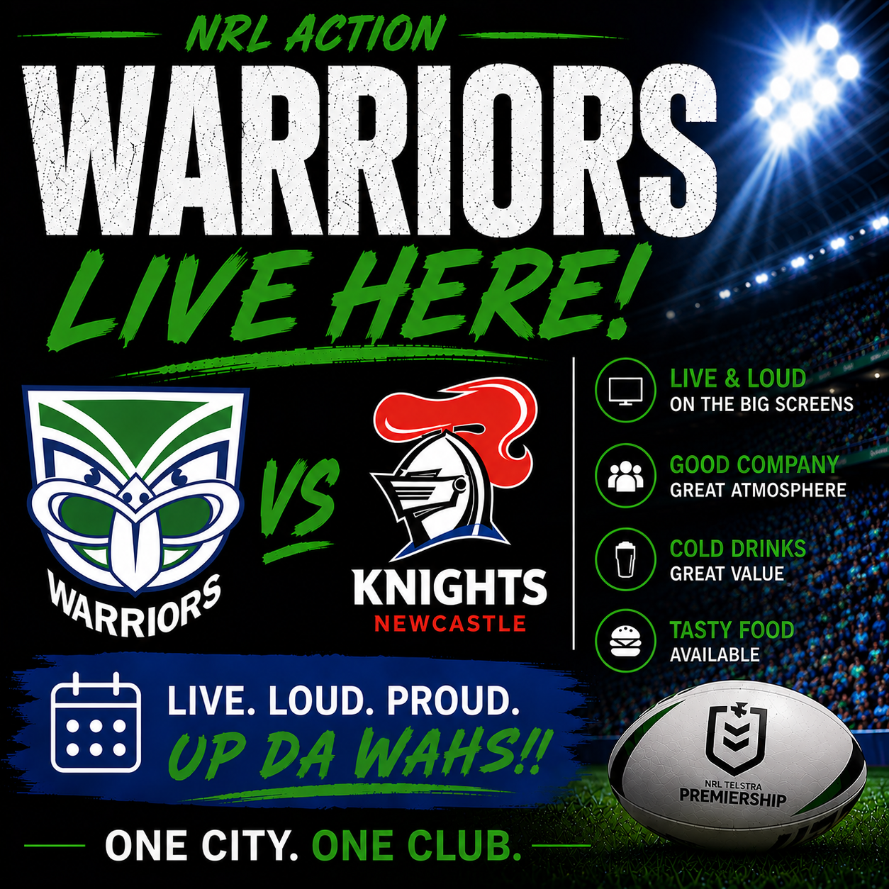 Warriors Vs Knights
