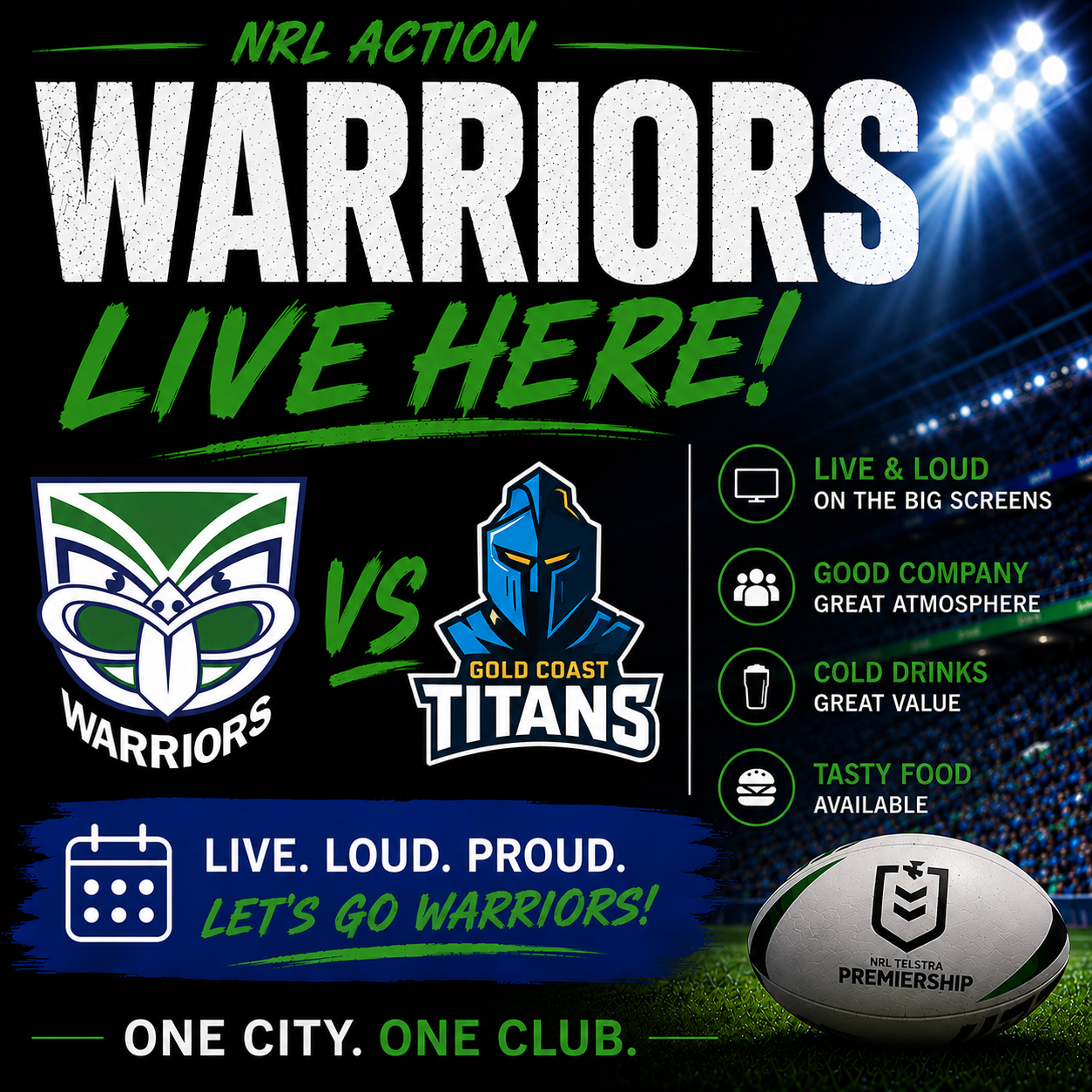 Warriors Vs Titans